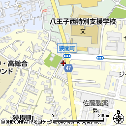 東京都八王子市狭間町1682周辺の地図