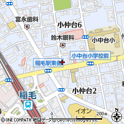 株式会社勉強堂　稲毛店周辺の地図