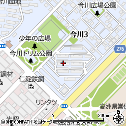 日本生命浦安今川荘８号棟周辺の地図