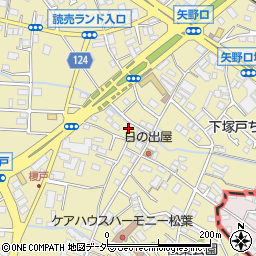 東京都稲城市矢野口1228-2周辺の地図