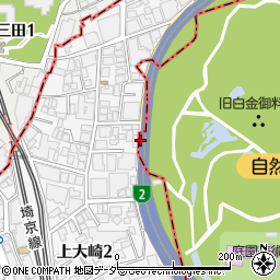 東京都港区白金台5丁目24周辺の地図