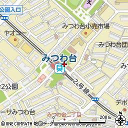 千葉銀行みつわ台支店 ＡＴＭ周辺の地図