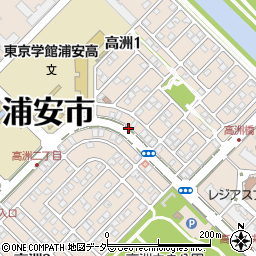 千葉県浦安市高洲1丁目22周辺の地図