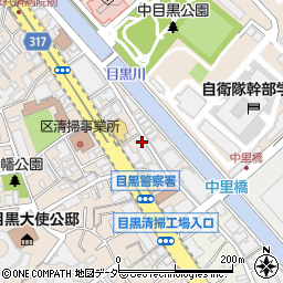 東京都目黒区中目黒2丁目8-6周辺の地図