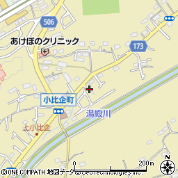 東京都八王子市小比企町1807周辺の地図