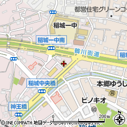 ガスト稲城駅前店周辺の地図