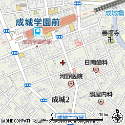 城南信用金庫砧支店周辺の地図