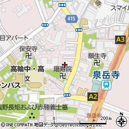 幸福の科学東京正心館周辺の地図
