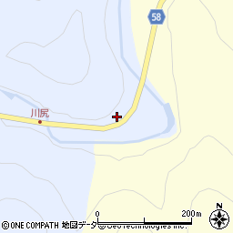 岐阜県下呂市金山町菅田桐洞4153周辺の地図
