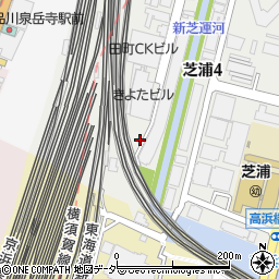 東京都港区芝浦4丁目3周辺の地図