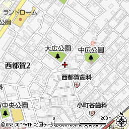 千葉県千葉市若葉区西都賀周辺の地図
