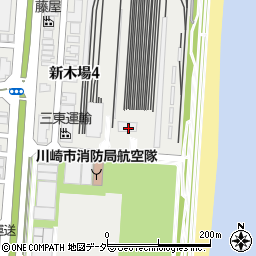 東京都江東区新木場4丁目4-2周辺の地図