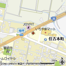 ステーキ宮甲府店周辺の地図