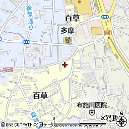 東京都多摩市百草1142周辺の地図