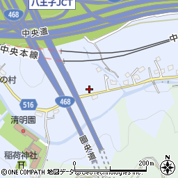 東京都八王子市裏高尾町893周辺の地図