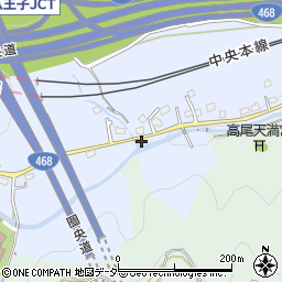 東京都八王子市裏高尾町799周辺の地図