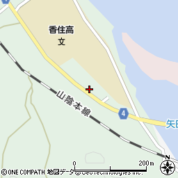 兵庫県美方郡香美町香住区矢田102周辺の地図