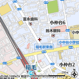 八角 稲毛店周辺の地図