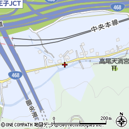 東京都八王子市裏高尾町777周辺の地図