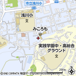 東京都八王子市初沢町1313-2周辺の地図