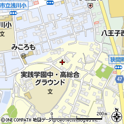 東京都八王子市狭間町1954周辺の地図