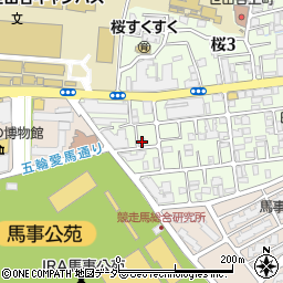 東京都世田谷区桜3丁目17-3周辺の地図