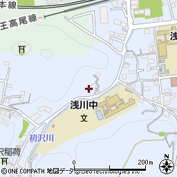 東京都八王子市初沢町1455-2周辺の地図