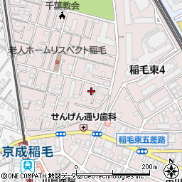 グランニール稲毛東周辺の地図