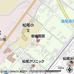 朝日新聞松尾専売所周辺の地図