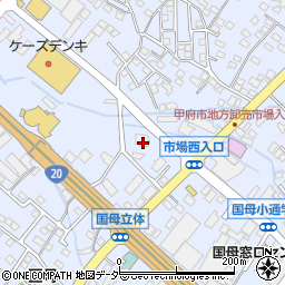 新明電材株式会社　甲府営業所周辺の地図