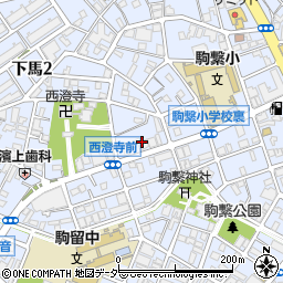 Ｉ・Ｔ・Ｃ下馬アパートメント周辺の地図