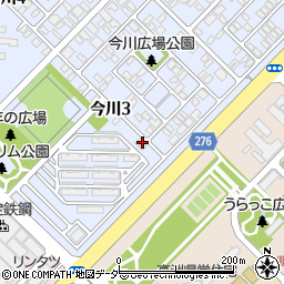 千葉県浦安市今川3丁目周辺の地図