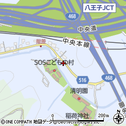 東京都八王子市裏高尾町1022周辺の地図