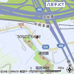 東京都八王子市裏高尾町1028周辺の地図