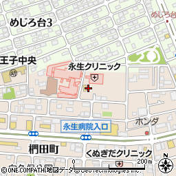 東京都八王子市椚田町588周辺の地図