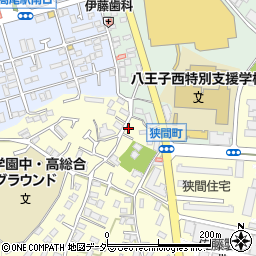 東京都八王子市狭間町1871周辺の地図