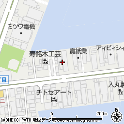 東京都江東区新木場2丁目4周辺の地図