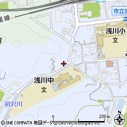 東京都八王子市初沢町1457-4周辺の地図