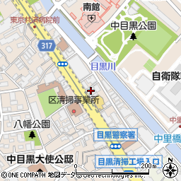 東京都目黒区中目黒2丁目8-23周辺の地図