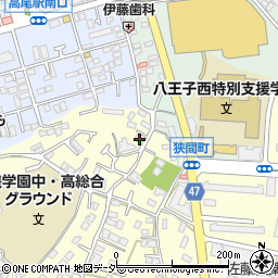 東京都八王子市狭間町1886周辺の地図