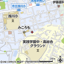 東京都八王子市初沢町1309-9周辺の地図