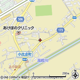 東京都八王子市小比企町1742周辺の地図