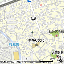 東京都世田谷区砧8丁目周辺の地図