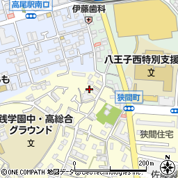 東京都八王子市狭間町1884周辺の地図
