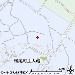千葉県山武市松尾町上大蔵周辺の地図