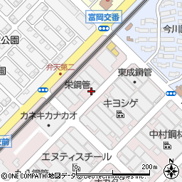 栄鋼管株式会社　浦安第一倉庫周辺の地図