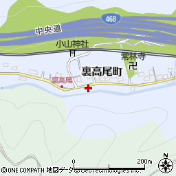 東京都八王子市裏高尾町1169周辺の地図