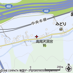 東京都八王子市裏高尾町726周辺の地図