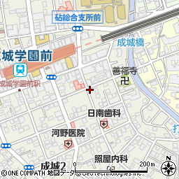 ユアー・パーキング成城第４駐車場周辺の地図