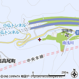 東京都八王子市裏高尾町1770周辺の地図